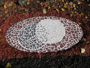 Aboriginal mosaic artwork – Reconciliation Garden